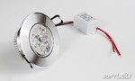 Oprawa Sufitowa Downlight LED 3W 300lm 
