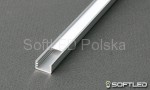 1 meter long- LED Profile SLIM type anodized with cover